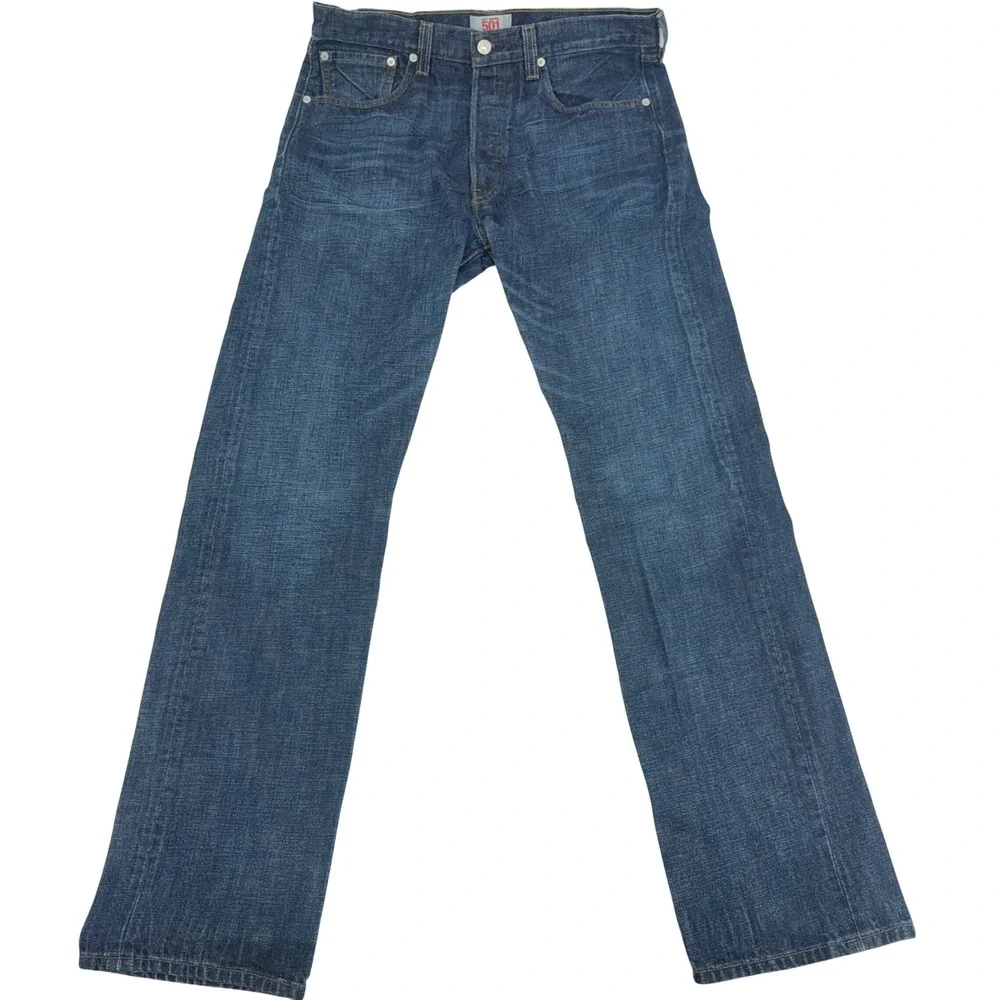 Levi's 501 XX Original Jeans Mens 34x35 (Tag 34x36) Straight Leg Button Fly